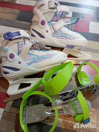 Коньки детские раздвижные