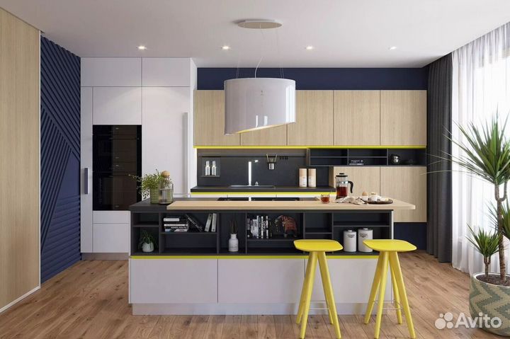 Бюджетная кухня под потолок