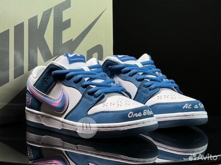 Кроссовки Nike Dunk Low SB Born X Raised One Block