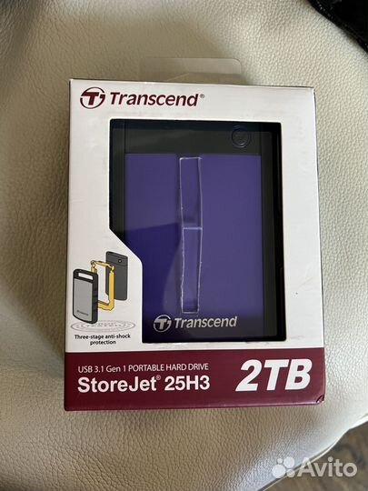 Внешний диск HDD Transcend StoreJet 25H3,2TB