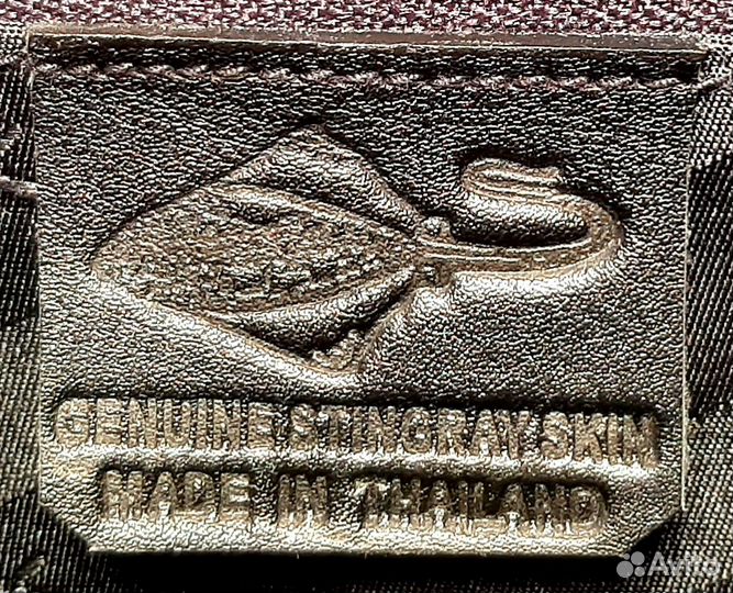 Сумочка из кожи ската