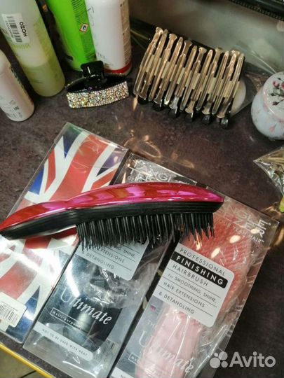 Массажная расчёска, для нарощенных волос