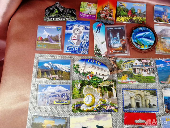 Магниты на холодильник города россии