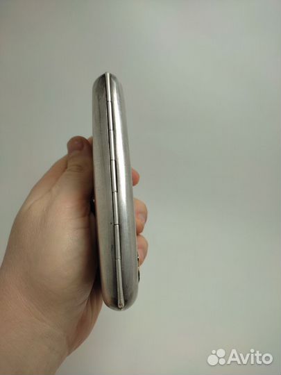 Портсигар 84 пробы серебро 19 век золото