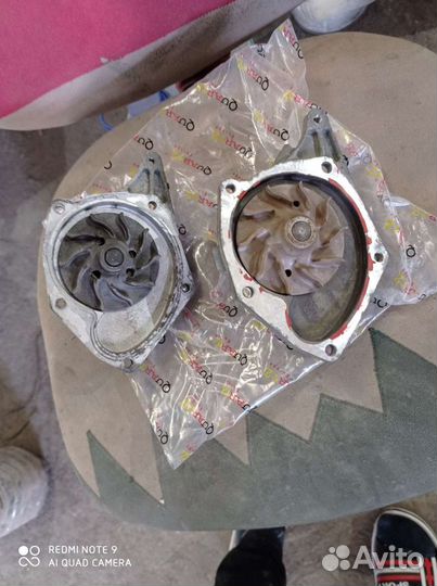 Помпа охлаждения на renault megane 3 dci 1.5 k9k