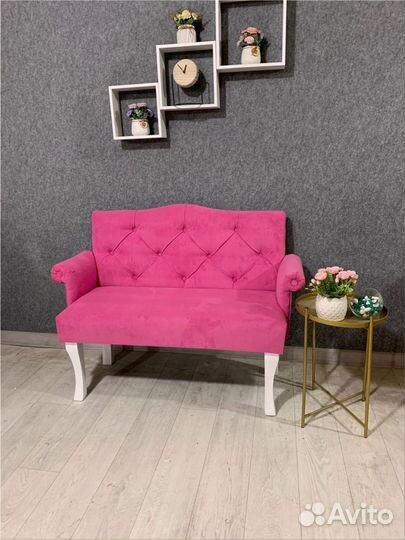 Мини диван. Банкетка со спинкой