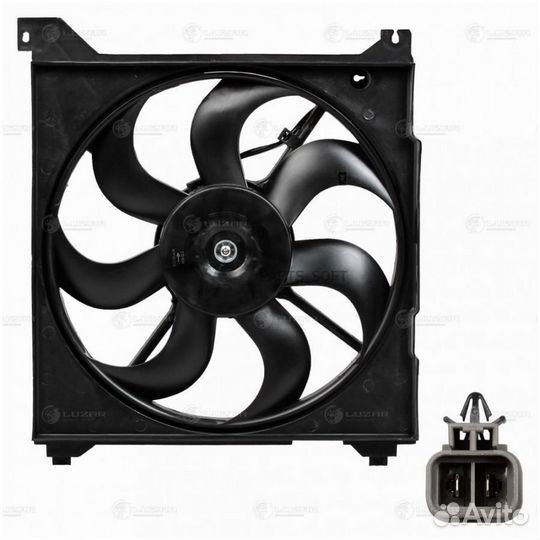 Вентилятор двигателя Hyundai Sonata (EF) (02) 2.0i