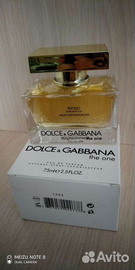 Dolce gabbana the one оригинал
