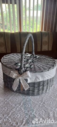 Корзина для пикника с чехлом