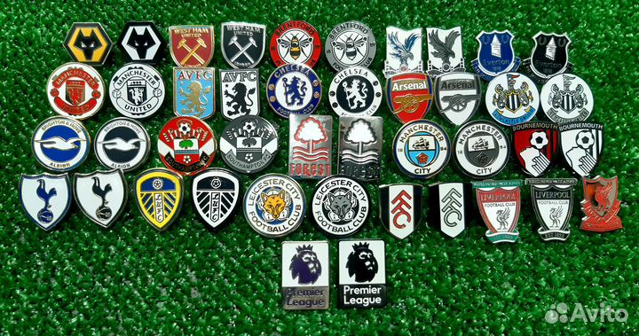 Значки футбольных клубов Англии