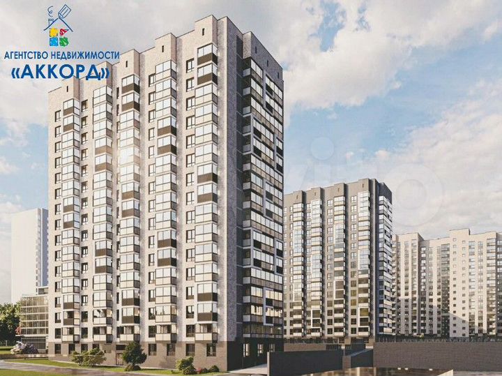 2-к. квартира, 37,6 м², 9/16 эт.