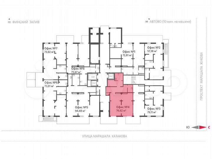 Продам помещение свободного назначения, 76.2 м²