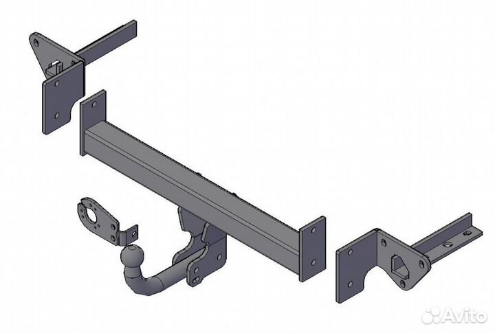 Фаркоп Субару (Subaru) Forester 2008-2013