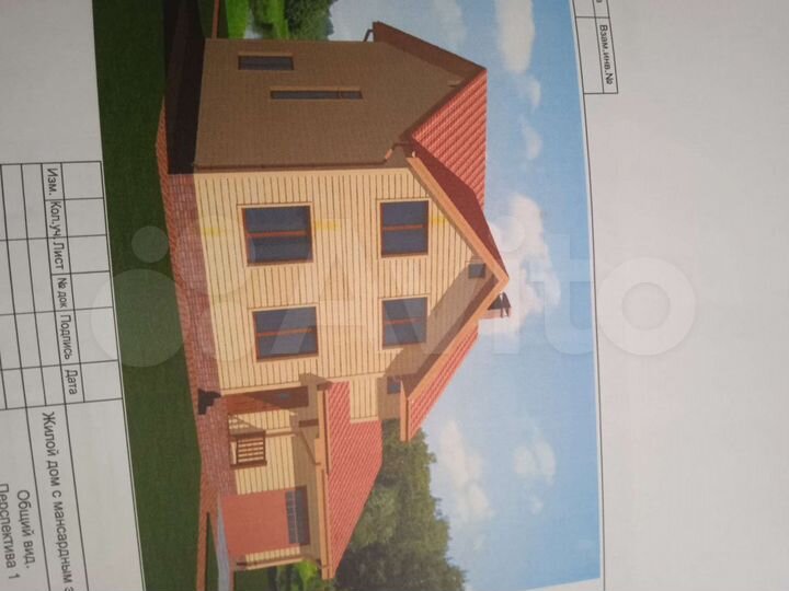 Коттедж 100 м² на участке 10 сот.