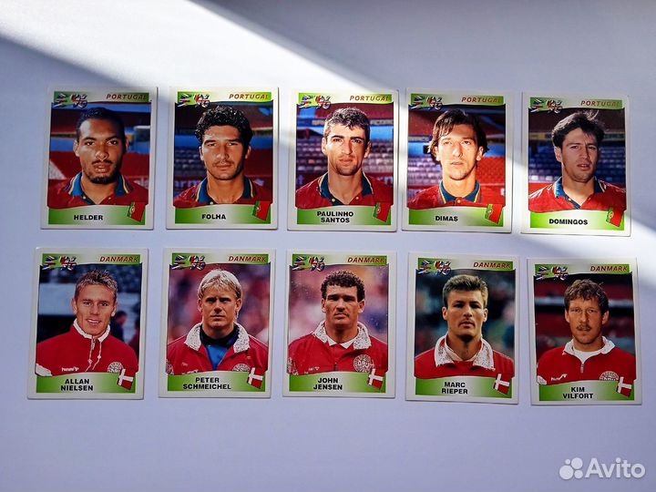 50 Наклеек Евро 1996