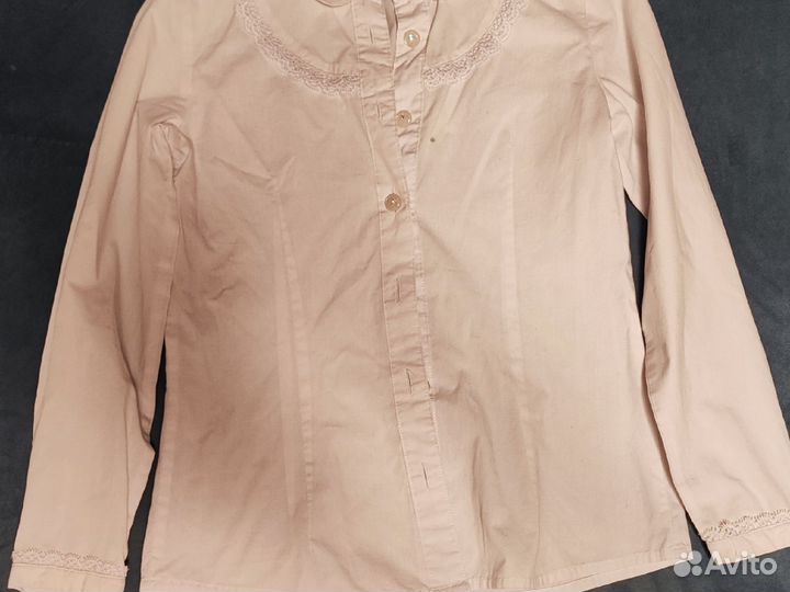 Рубашка школьная для девочки 128-134