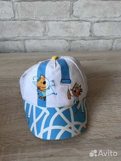 Кепка бейсболка детская три кота