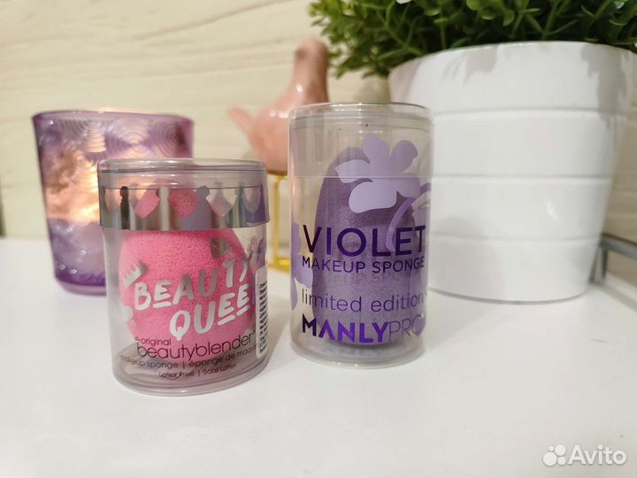 Спонжи для макияжа manly pro and Beautyblender