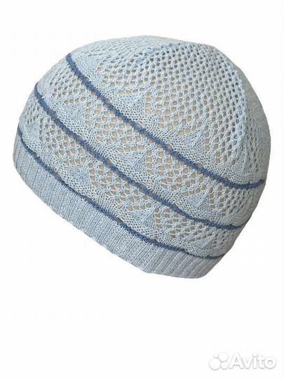 Летняя ажурная шапочка 46 48 50