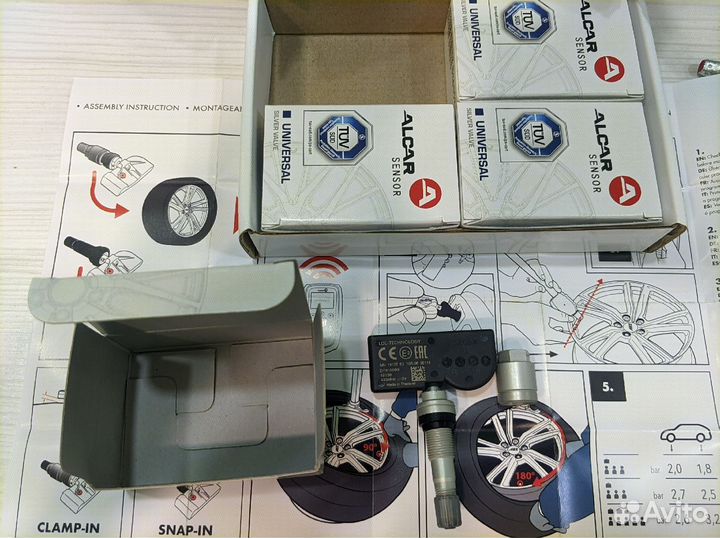 Датчик давления в шинах alcar sensor universal