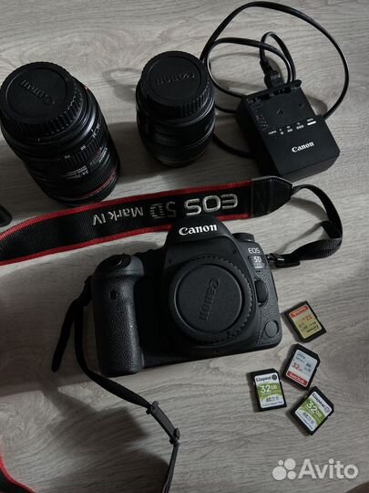 Canon 5D mark 4 и 2 объектива 85, 24-70 РАССРОЧКА