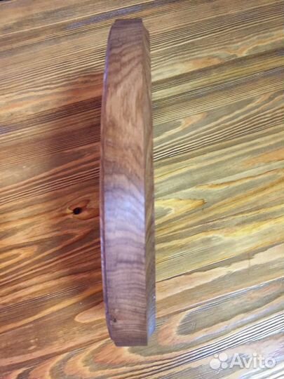 Деревянная большая тарелка «луна» материал дуб