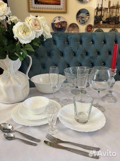 Аренда посуды, скатерти, столовых приборов