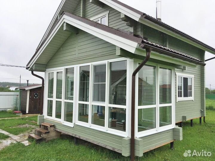 Остекление веранды под ключ