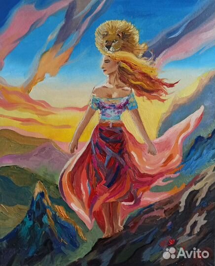 Картина маслом по холсту 