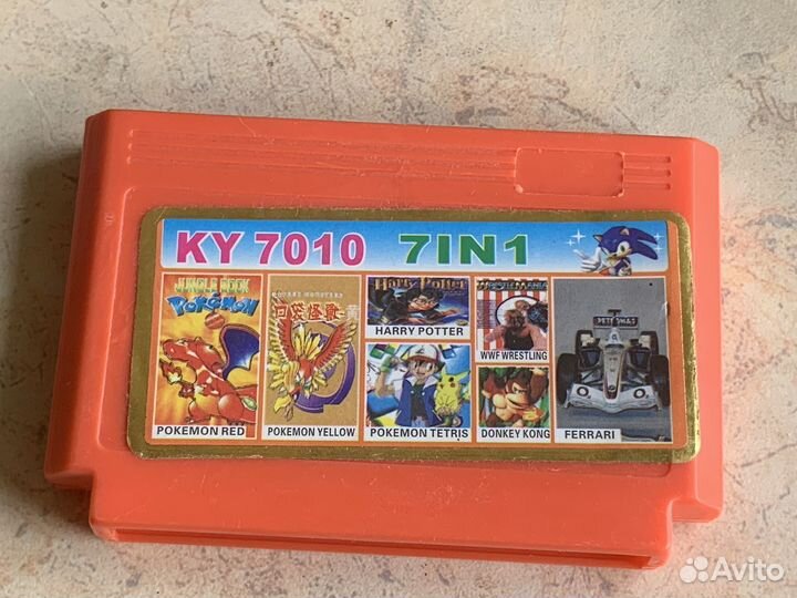 Картриджи для dendy лот10