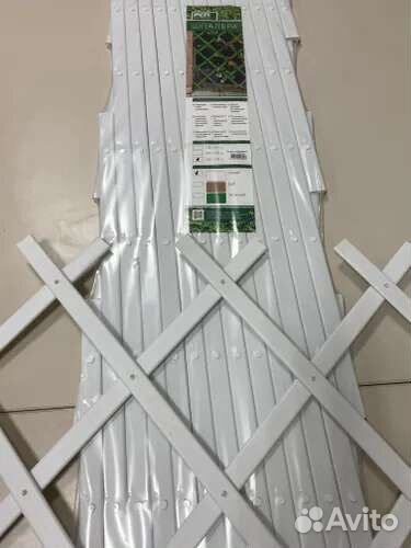 Шпалера для вьющихся растений; б/у; зеленая, 3*1 м