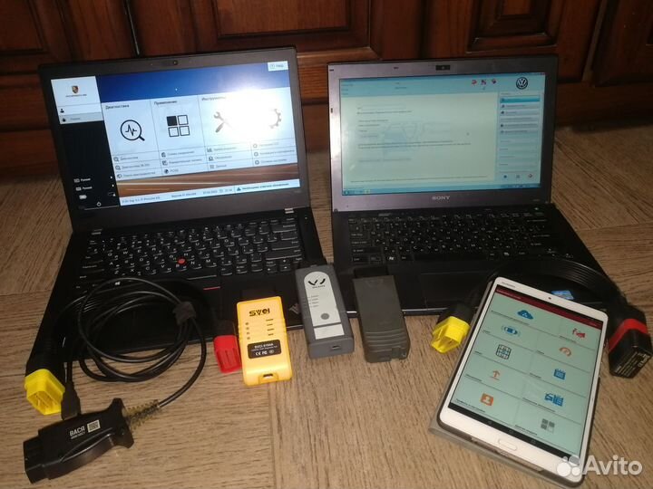 Porsche Piwis Tester III + odis на ноутбук