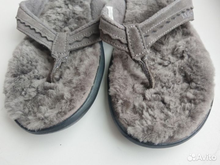 Шлепки унисекс замша и мех 41-42 размер