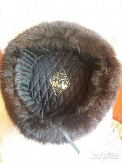 Шапка ушанка мужская нутрия