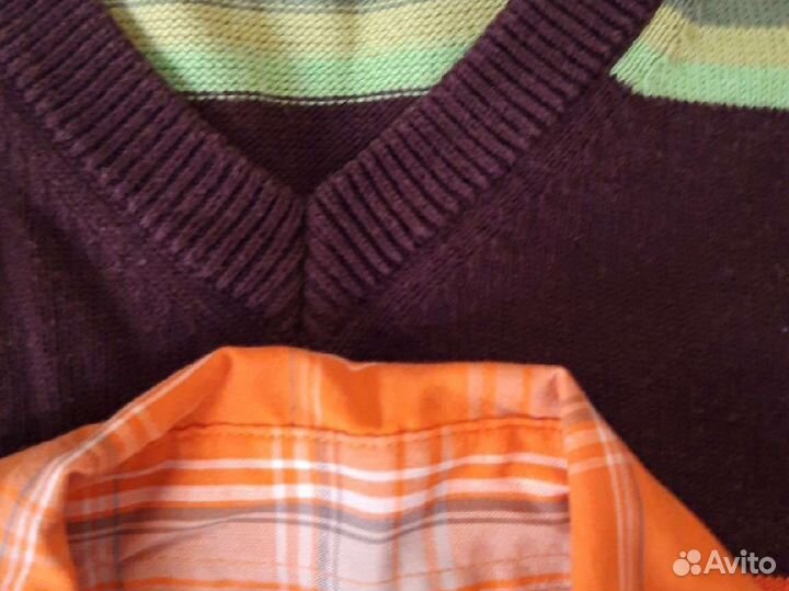 Рубашки, джинсы, джемпер для мальчика