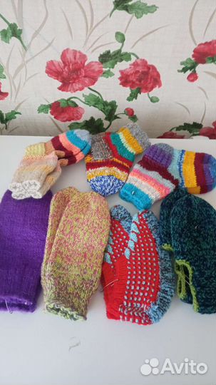 Носки, следики, рукавицы