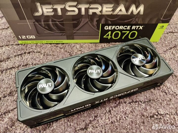 Palit RTX 4070 12gb на гарантии Днс