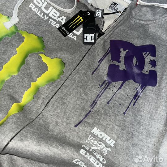 DC shoes x Monster Energy зип худи кофта толстовка