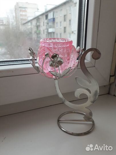 Подсвечник металлический