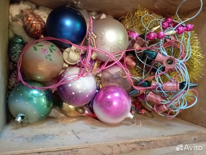 Елочные игрушки СССР