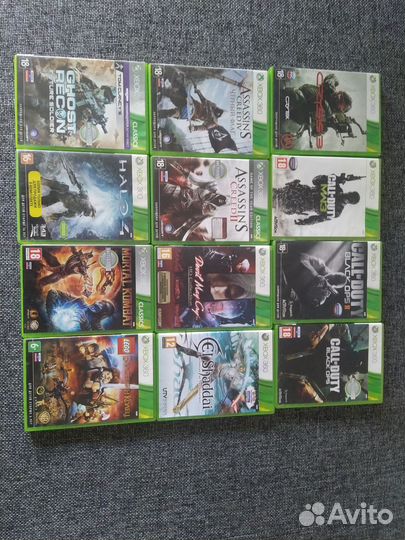 Диски с играми на xbox 360
