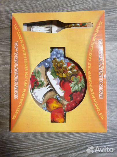 Тарелка для торта с сервировочным устройством