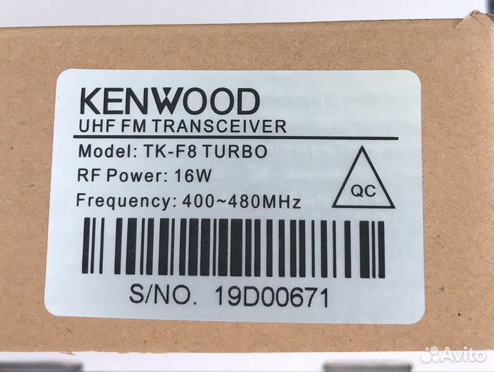 Рация новинка - Kenwood TK-F8 UHF Turbo 16Вт