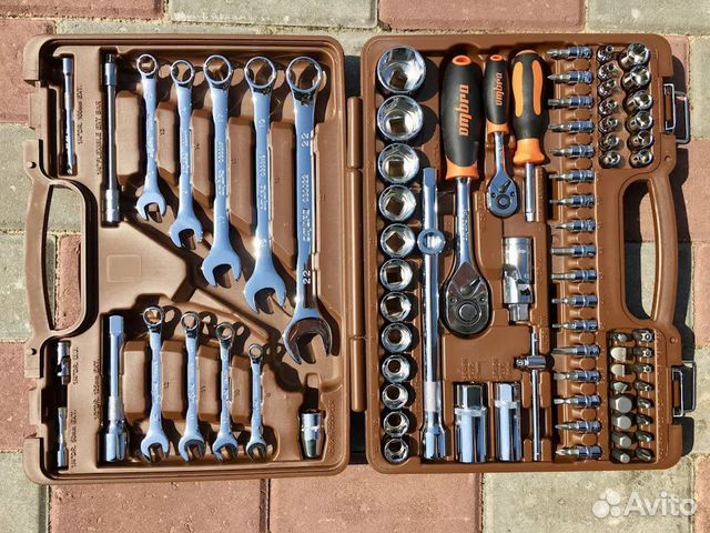 Набор инстр.Ombra 82 пр. Краскопульт Walcom