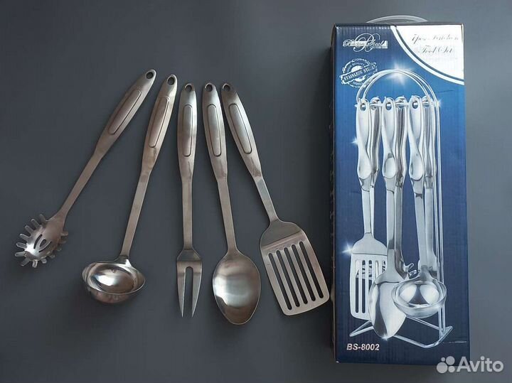 Новый кухонный набор из нержавеющей стали 5 предм