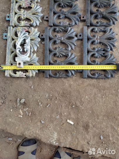 Чугунные элементы литьё СССР