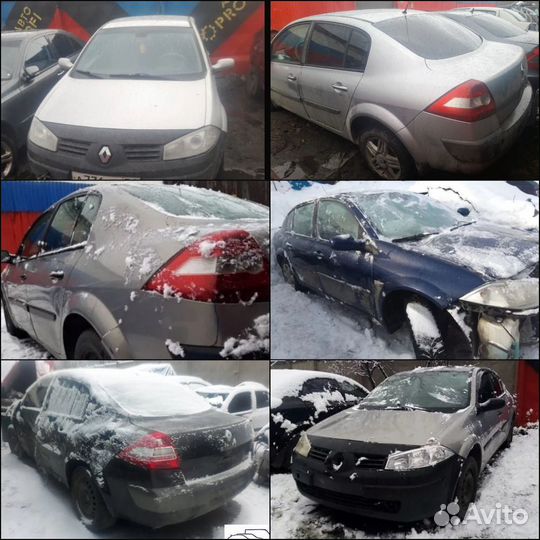 1 Запчасти на Renault Megane 2 седан рест дорест