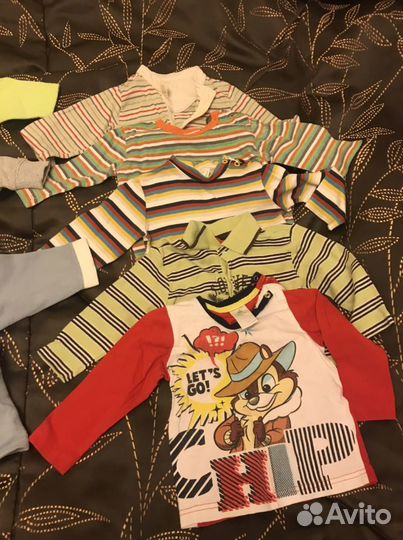 Вещи пакетом на мальчика 68-80