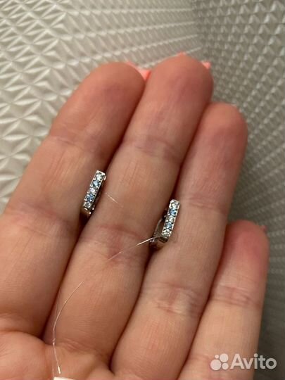 Серьги детские 925