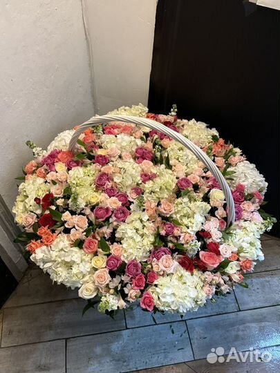 Букет Нежная Эстетика в корзине